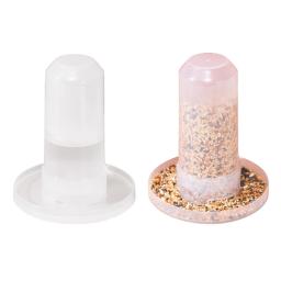 Alimentador de pássaros para animais de estimação Suprimentos para pássaros Papagaio Frango Copo de água automático J60C - Image 4
