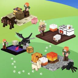 3D meus blocos de construção magnéticos, brinquedos de raciocínio espacial de construção de aprendizagem DIY, presentes de aniversário para crianças com mais de 6 anos de idade - Image 2