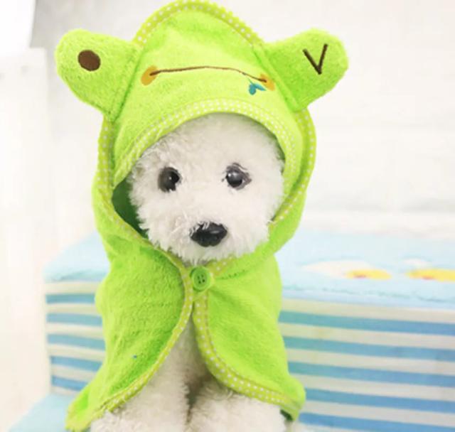 Toalha de Banho Super Absorvente e Roupa de Secagem Macia para Cachorros e Gatos