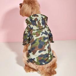 Impermeável reflexivo com capuz para cães e gatos, Casaco impermeável, Roupa ao ar livre, Pet Shop, Puppy Rainwear - Image 4