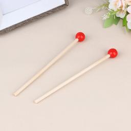 Conjunto de 2 baquetas de madeira para crianças, acessório de percussão para baquetas, 200mm, ferramentas de prática de tambor para iniciantes - Image 5