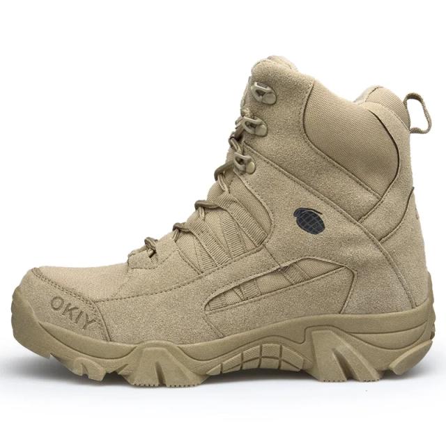 Botas de Caminhada Masculinas à Prova d'Água para Deserto e Trabalho - 2024