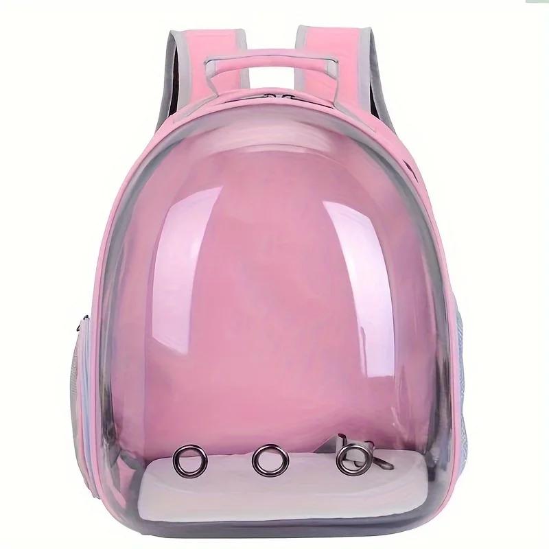 Cápsula espacial transparente portátil Pet Bag, mochila transportadora gato, mochila respirável gato, sair - Image 1