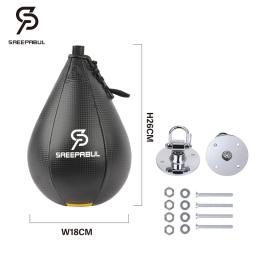 Boxing Punch Bag com giro, Forma de pêra, PU Speed Ball, Punching Bag, Fitness Training, Ginásio Exercício Acessório - Image 2