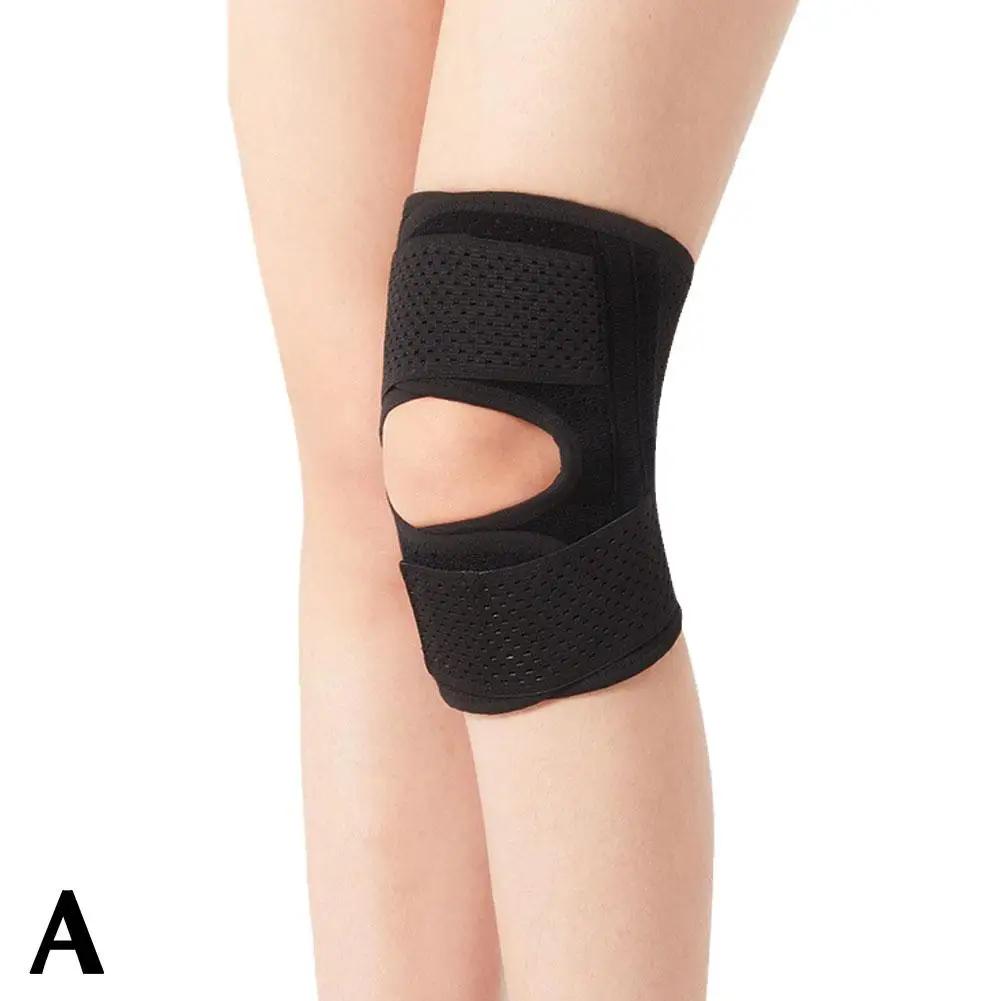 Elastic Sports Knee Pads para homens e mulheres, pressurizado, elástico, suporte, respirável, fino, voleibol, fitness, engrenagem, protetor de cinta, 1pc - Image 1