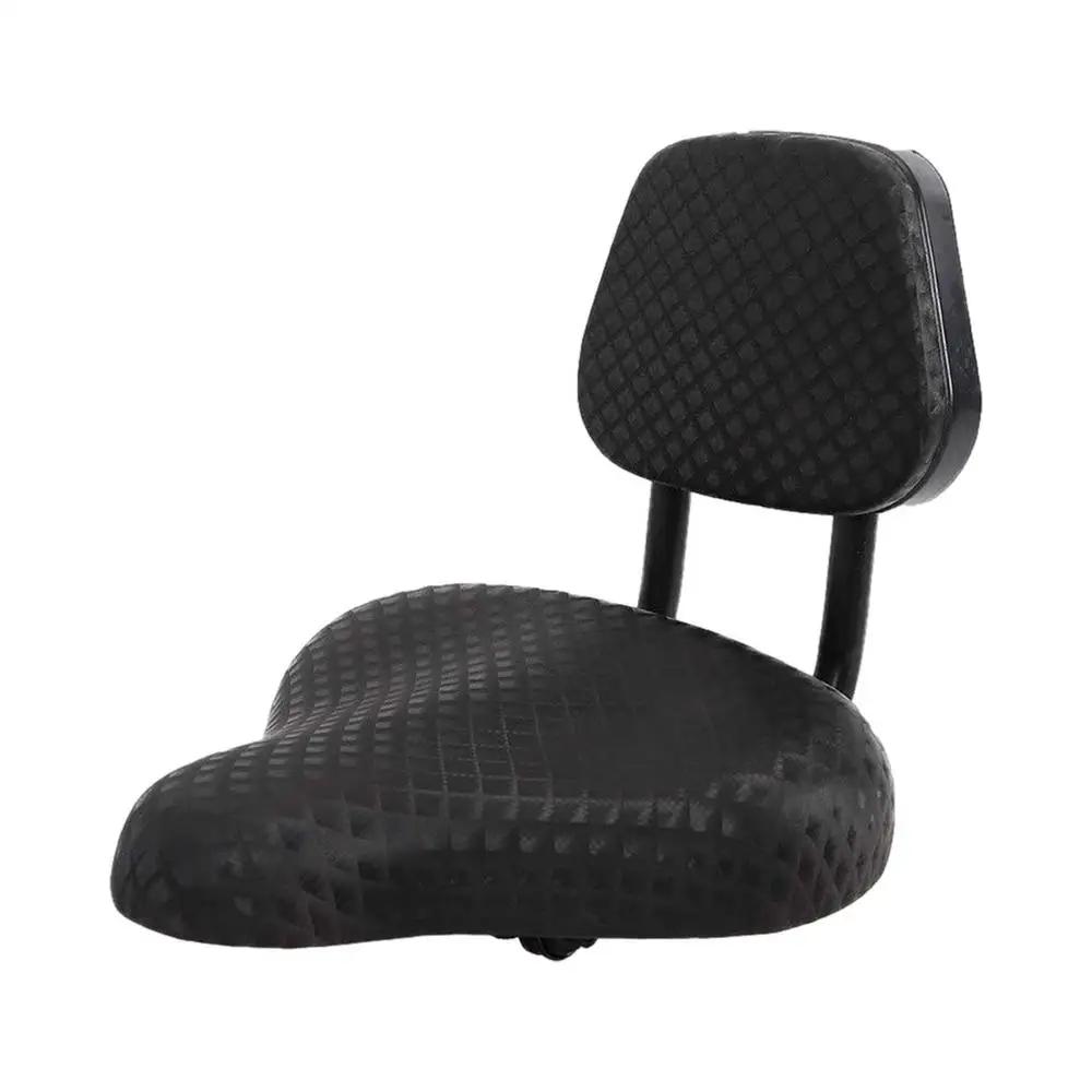 Selim de assento de bicicleta flexível e confortável, assento de bicicleta com encosto, acessórios de ciclismo para viagens diárias - Image 1