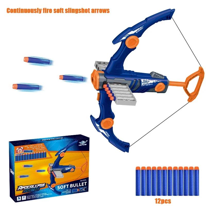 Conjunto de tiro com arco e flecha para crianças, presentes para meninos e meninas de 3 a 12 anos, brinquedos indoor e ao ar livre, brinquedo de tiro, 2023, novo - Image 1