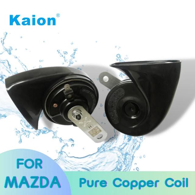 Caracol Chifre KAION MAZDA Super Compacto Elétrico 12V 108DB - 1 Par de Alto Desempenho