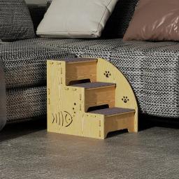 Desmontáveis pequenas escadas de estimação para cães e gatos, escada de três passos, fácil de instalar, fácil de instalar, ideal Pet Supplies - Image 5