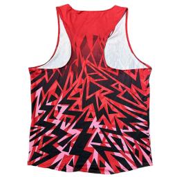 Marca masculina Running Atletismo Regata, Runnning Speed Vest, Camisa de Fitness, Roupas Masculinas, Sem Mangas Track Field Singlet, Personalização - Image 3