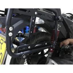 Universal Motocicleta Bagagem Rack Suporte Transportadora Sistema, bagagem Traseira Caixas Casos, casos De Montagem, SH23, SH36 - Image 4