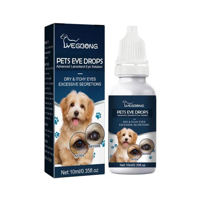 Gotas Oculares Universais para Cães e Gatos: Elimine a Secura e Mantenha a Higiene Veterinária