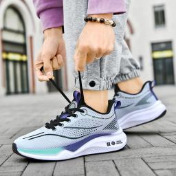 Tênis de corrida com placa de carbono ultraleve para homens, tênis masculino de verão, respirável, sola macia, antiderrapante, resistente ao desgaste, primavera, costas - Image 5