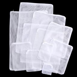 1pc tanque de peixes malha saco de filtro de aquário saco com zíper lagoa líquida bio bola isolamento de carbono ativo saco de armazenamento acessórios - Image 5