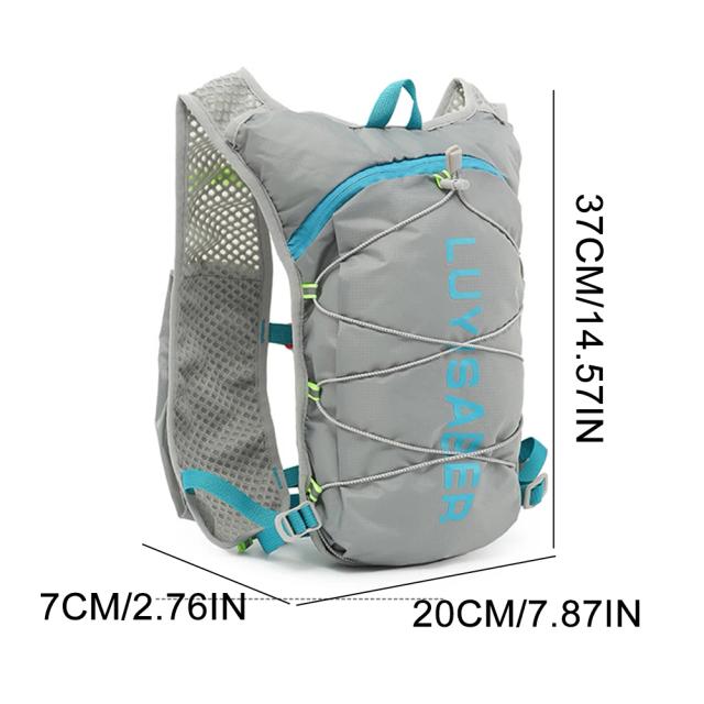 Mochila Unissex para Atividades ao Ar Livre com Compartimento para Água de 2 Litros