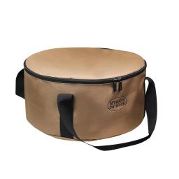 Caminhadas acampamento panelas saco com zíper à prova dwaterproof água redonda multifuncional saco de engrenagem de pesca material durável de proteção - Image 4