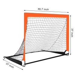 Rede portátil do objetivo do futebol para crianças, Portão dobrável do futebol, interno e exterior, esporte do jardim, brinquedo do quintal - Image 6
