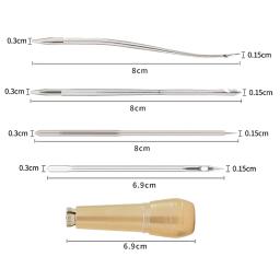 Kit De Costura De Couro DIY Com Alça De Cobre, Agulha De Toldo, Ferramenta De Reparação De Sapatos De Lona, Fio De Nylon - Image 3