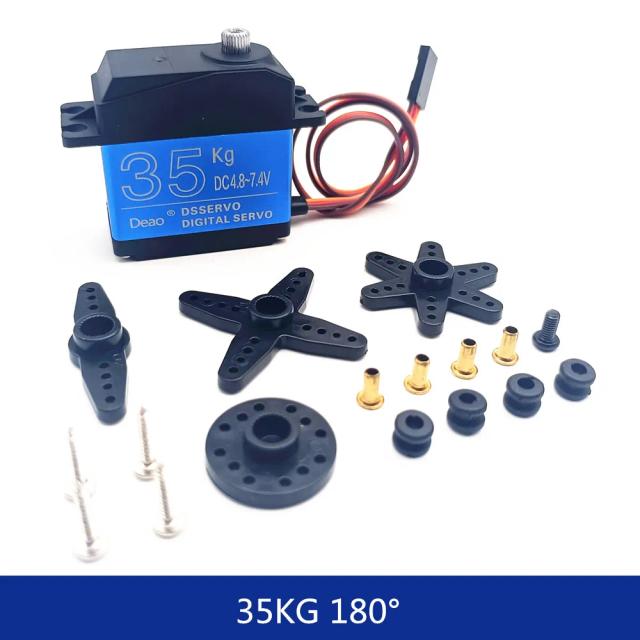 Servo Digital Metal Engrenagens 20kg 25kg 30kg 35kg 180° 270° RC Car Truck