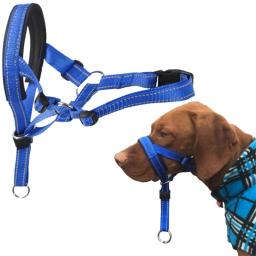 Cão Focinho Boca Guarda Nylon Strap Raças Médias Grandes Reflexivo Seguro - Image 2