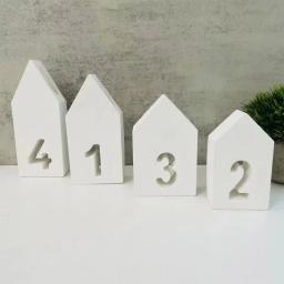 4 peças moldes artesanato fácil desmoldagem moldes número casa forma base vela moldes silicone moldes suporte - Image 5