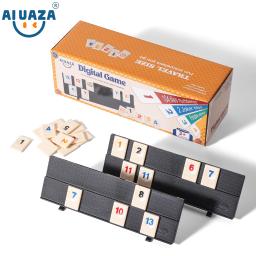 Embalagem portátil do jogo AIUAZA Rummy Cube, jogo de tabuleiro de brinquedo de viagem, adequado para jogos de tabuleiro clássicos da família, jogo de festa para 2-4 pessoas - Image 1
