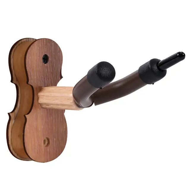 Suporte de parede de madeira para violino com gancho e parafusos - Organize seu estúdio ou casa com estilo