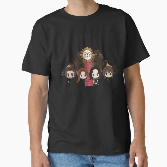Chibi Lune Camiseta Clair Obscur Expedição 33 Retro Sci Fi RPG Algodão Premium Adulto P-6XL