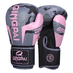 Luvas de boxe respiráveis e resistentes ao desgaste de couro de alta qualidade para treinamento Sanda, luvas de combate protetoras espessadas - Image 5