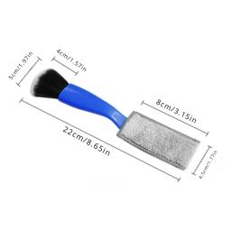 Cabeça dupla limpeza escova para guitarra, guitarra cuidados acessórios, 1 parte - Image 6