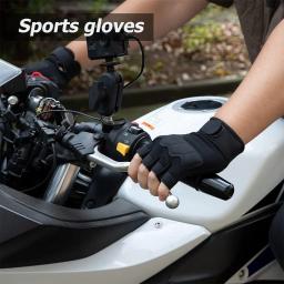Luvas Táticas Respiráveis Sem Dedos, Knuckle Protetora, Ao Ar Livre, Acampamento, Tiro, Caça, Motociclismo, Escalada - Image 4