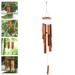 Sinos de vento de bambu 75cm, sinos de vento, artesanato para jardim ao ar livre, pátio, decoração de casa, meditação zen, corda vintage, quintal blacony - Image 4