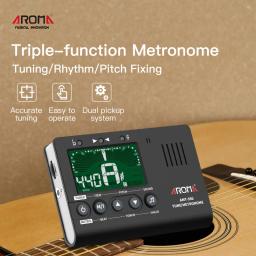 Metrônomo Sintonizador para Todos os Instrumentos, Guitarra, Baixo, Violino, Ukulele, Trompete, Cromático, Clarinete, Flauta Tone Generator - Image 4