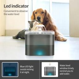 Fonte de água automática para gatos e cães, Bomba inteligente, Indicador LED, Pet bebedouro, Dispenser de água para cães - Image 5