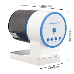 Alimentador automático de peixes cronometrado Dispensador de alimentos Alimentado por bateria, Timing ajustável Alimentador inteligente para aquários - Image 6