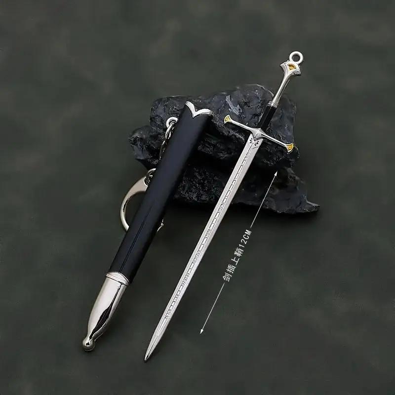 Narthil O Senhor dos Anéis Modelo de Arma, Earendil Aragorn II, Espada Periférica de Metal 1:6 Coleção, Artesanato Decoração, 22cm - Image 1