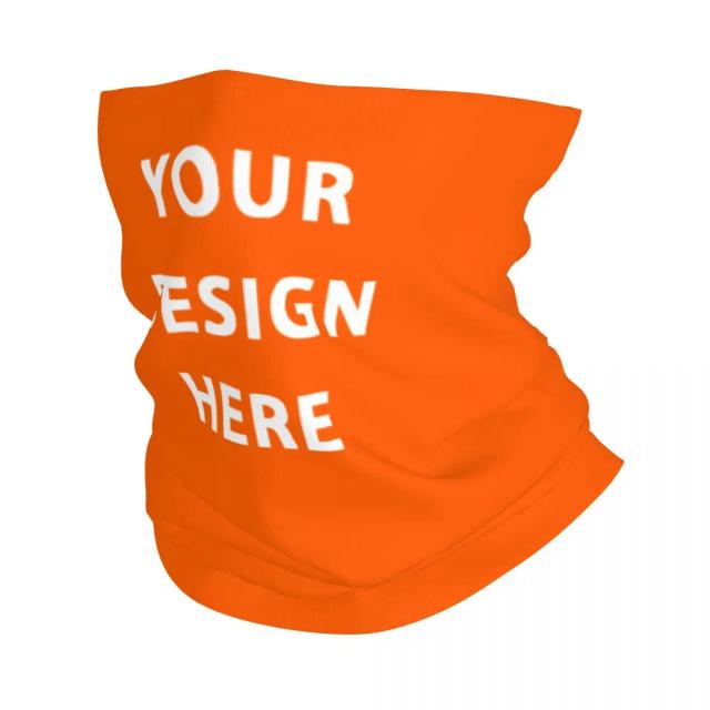 Logotipo Personalizado em Gaiter para Pescoço, Balaclava e Bandana - Crie Seu Design Único e Resistente ao Vento