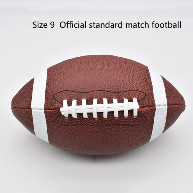 Bola de Rugby Americano Personalizada: Treinamento Oficial com Tamanho Resistência para Equipes e Práticas Esportivas