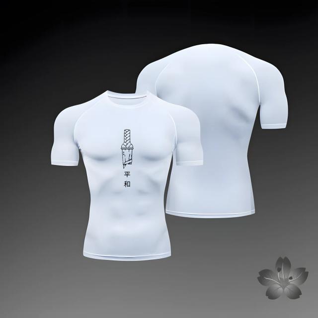 Camisa de Compressão Masculina para Treino - Rápido Secagem, Estilo Atlética e Conforto na Musculação Verão