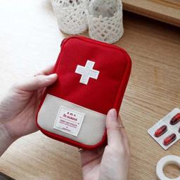 Mini portátil Medicine Bag Kit de Primeiros Socorros, Kits de Emergência Médica ao ar livre, Organizador da bolsa, Home Pill Storage Bag, 1-10Pcs - Image 2