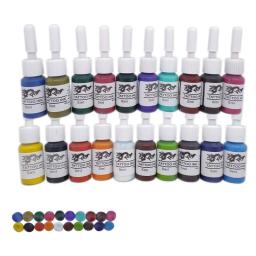 Profissional Multi Cores Tatuagem Conjunto De Tinta, Kits De Pigmento, Beleza Tintas De Maquiagem, Ferramentas Garrafas, Acessório de Arte Corporal, Atacado, 5ml - Image 3