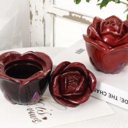 DIY epóxi Silicone Moldes, Crystal Drip, cimento rosa, espelho, gesso - Image 6