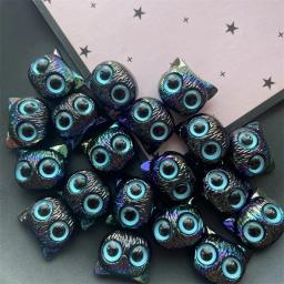 Contas de acrílico gato para fazer jóias, coruja de olhos grandes, colar e pulseira artesanal, suprimentos DIY, bonito, 10pcs - Image 6