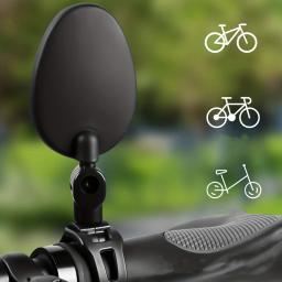 2 pçs espelho retrovisor da bicicleta 360 graus ajustável rotativo universal ciclismo guiador espelhos retrovisores para mtb bicicleta de estrada - Image 6