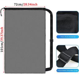 Saco de bola de malha grande cordão, saco de cordão para armazenamento, futebol, basquete, voleibol, sacos de treinamento, bolsa esportiva preta com alças - Image 3
