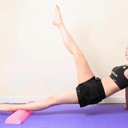 Rolo de espuma Eva para ioga e pilates, 30-45cm, meia volta, balança, com ponta flutuante - Image 6