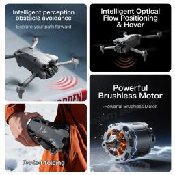 2026 NOVO Drone RC Original GT50 PRO com Câmeras Duplas 8K HD, WiFi, GPS, 20 Minutos de Voo, Fotografia Aérea, Quadricóptero, Brinquedo de Controle Remoto - Image 6