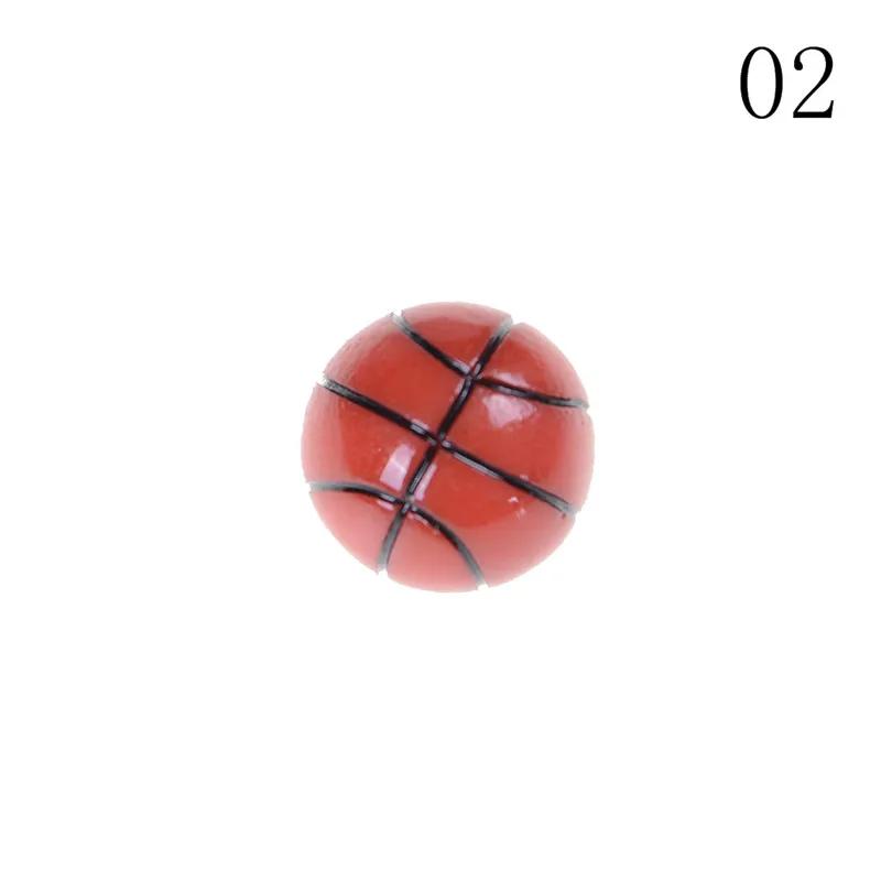 1pc casa de bonecas em miniatura bola de esportes de futebol e basquete decoração acessórios boneca casa de bonecas decoração dropshipping - Image 1