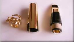 Bocal metálico para clarinete, 1 parte - Image 2