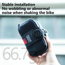 Thinkrider bolsa de selim de bicicleta 0,8l mini bolsa traseira portátil mtb kit de ferramentas de bicicleta de estrada bolsa de reparo reflexiva acessórios de ciclismo - Image 4